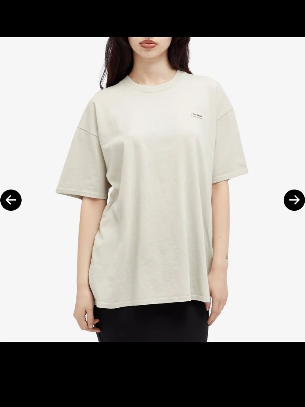 JOAH BROWN oversized crew tee
